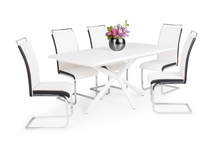 Suzy asztal Száva székkel - 5 személyes étkezőgarnitúra