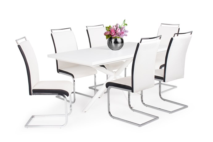 Suzy asztal Száva székkel - 6 személyes étkezőgarnitúra