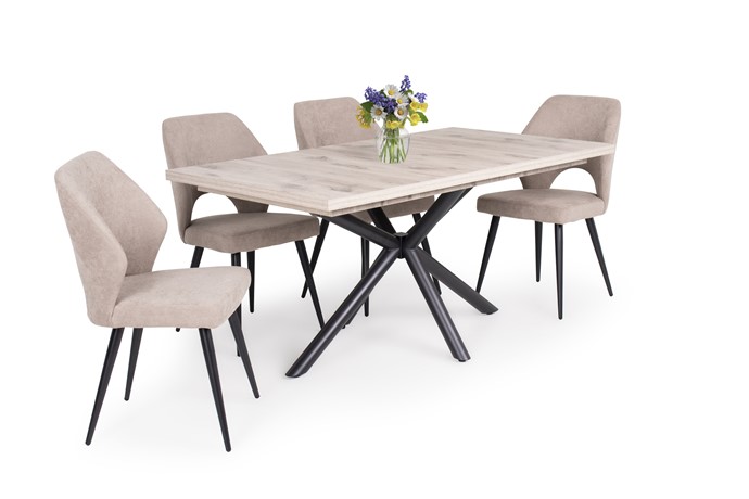 Suzy asztal Aspen székkel - 4 személyes étkezőgarnitúra