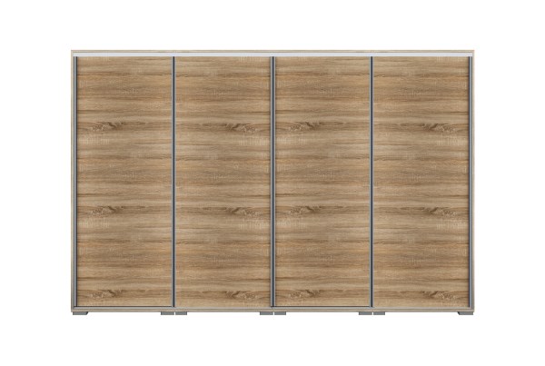 Dover tolóajtós gardróbszekrény - 3 polcos  320 cm  - Sonoma tölgy