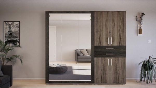 Gib Salon 6  - gardróbszekrény 200  cm  - san remo  -  canterbury