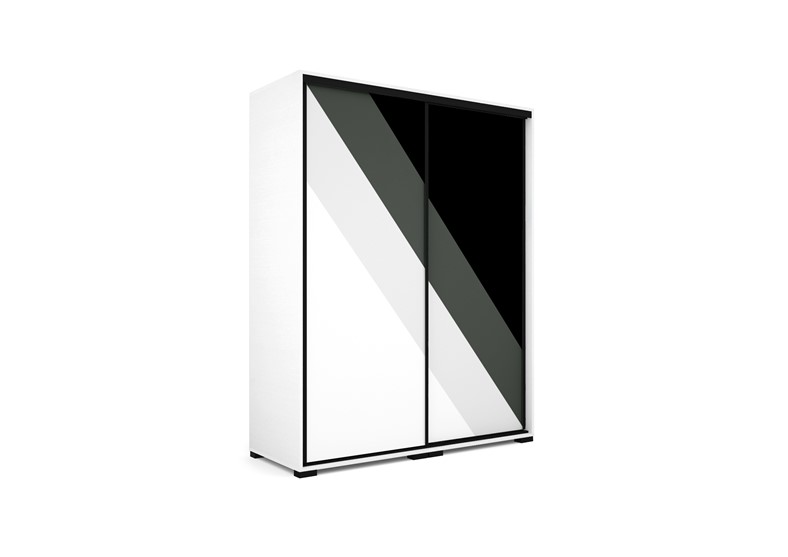 Italy Abstract tolóajtós gardróbszekrény Altera 140 cm