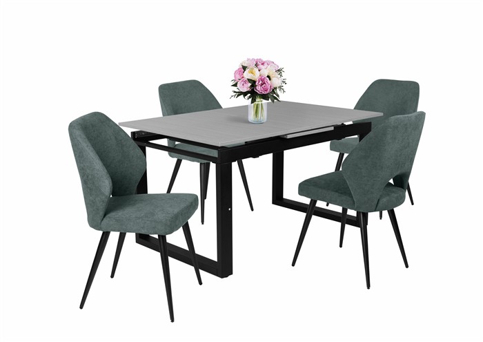 Kornél asztal Aspen székkel - 4 személyes étkezőgarnitúra