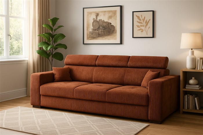 Mela  3  személyes kanapé Készletről vihető