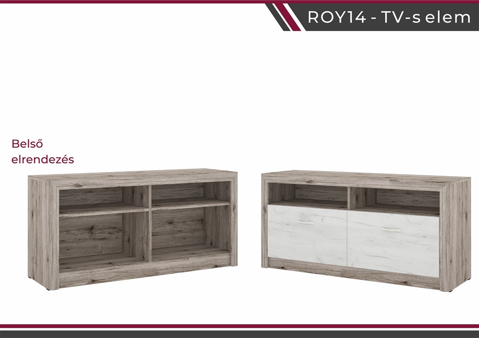 Royal nappali bútorcsalád 14 -es TV - s elem