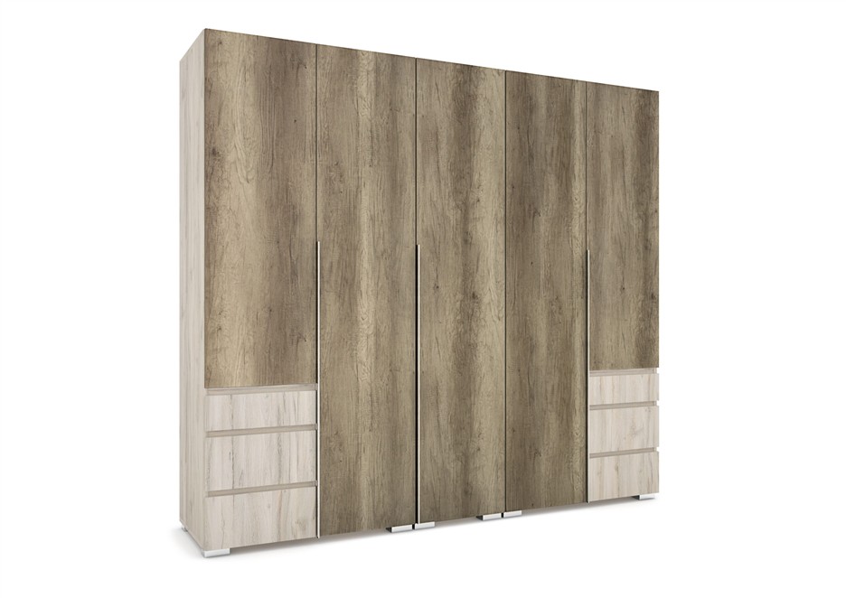 Silver gardróbszekrény 225 cm 