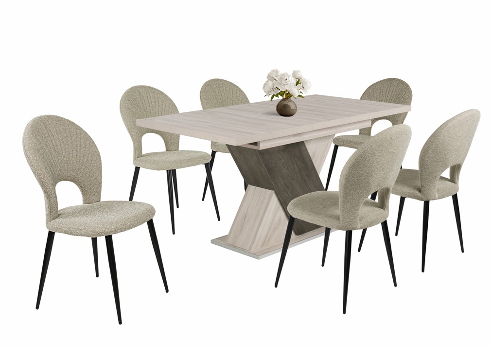 Mango szék Diana asztallal - 6 személyes étkezőgarnitúra