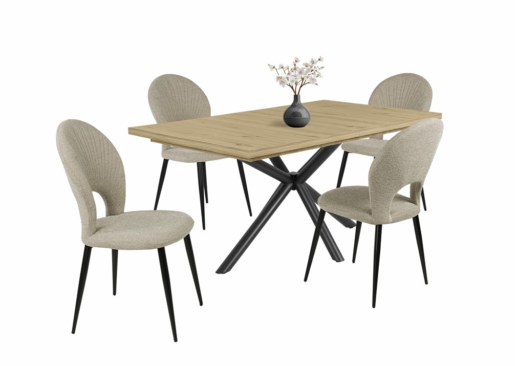 Mango szék Suzy asztallal - 4 személyes étkezőgarnitúra