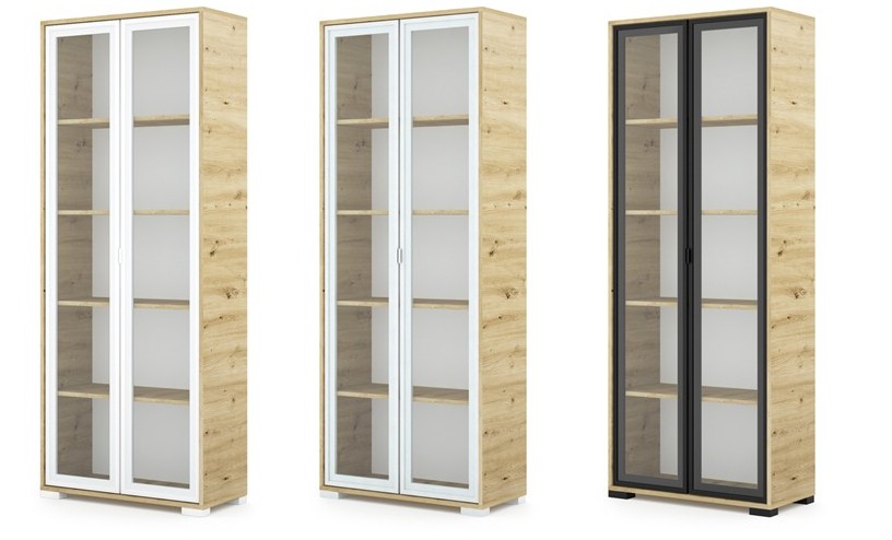 Polly vitrines polcos szekrény 80 cm