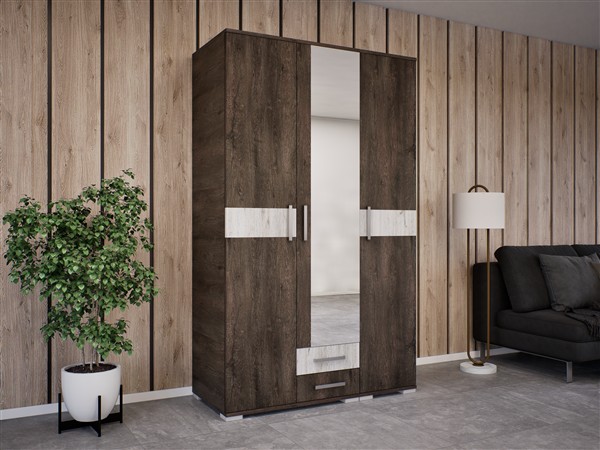 Viktória gardróbszekrény concordia-cortana tölgy 120 cm