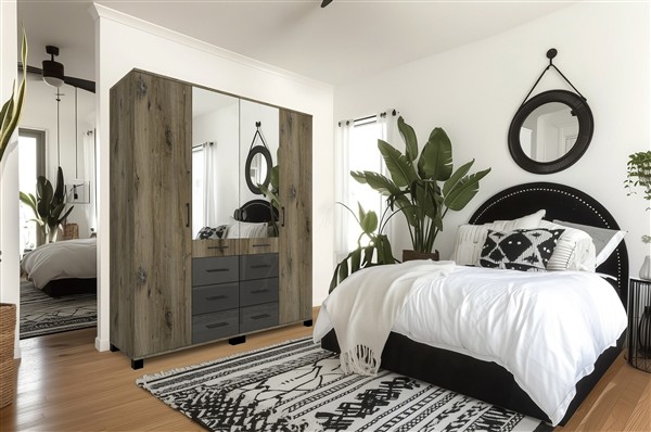 Nepál gardróbszekrény 180 cm