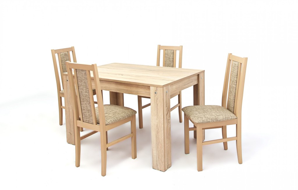 Kis Félix asztal Félix SZD székkel - 4 személyes étkezőgarnitúra