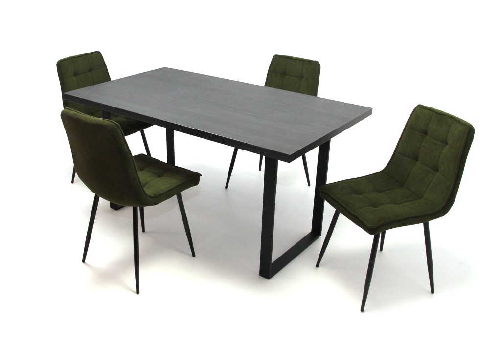 Korfu asztal 150 x 85 cm Rubi székkel - 4 személyes étkezőgarnitúra