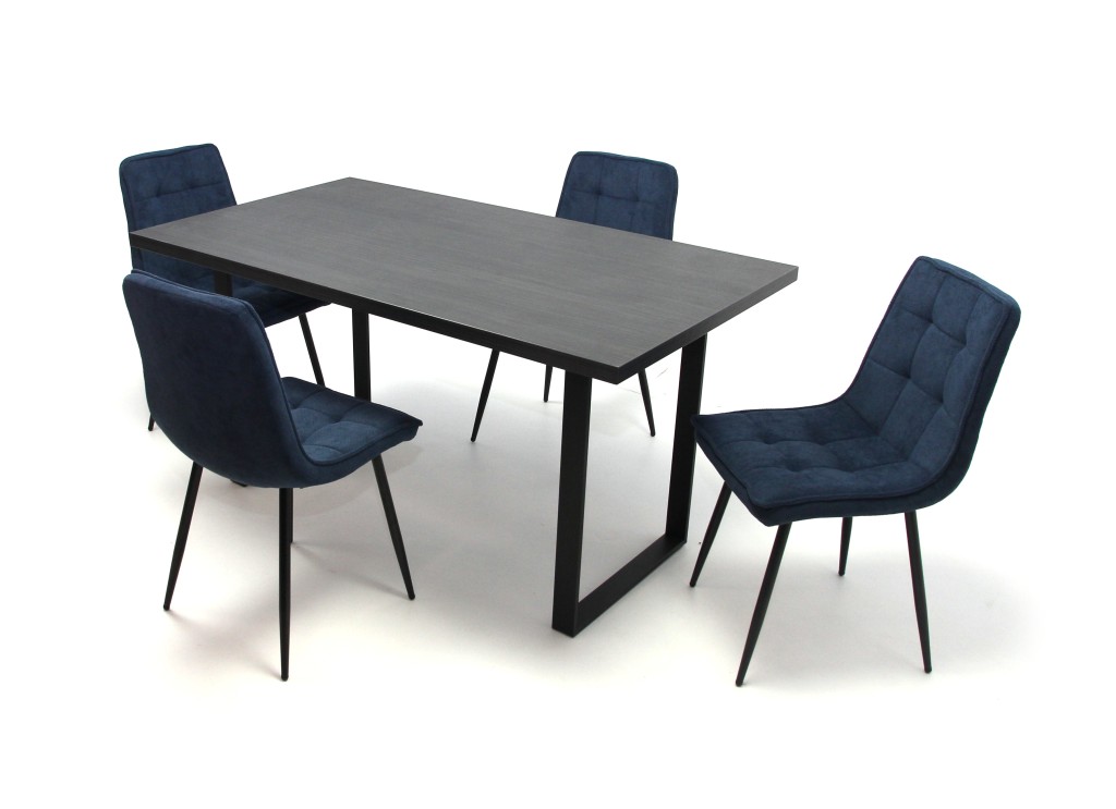 Korfu asztal 150 x 85 cm Rubi székkel - 4 személyes étkezőgarnitúra