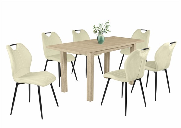 Kinga szék Berta asztallal - 6 személyes étkezőgarnitúra