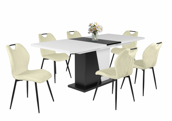 Kinga szék Norton asztallal - 6 személyes étkezőgarnitúra