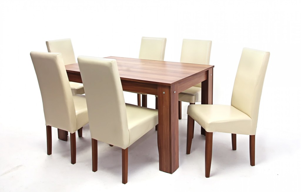 Félix asztal Berta SZD székkel - 6 személyes étkezőgarnitúra