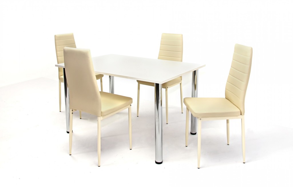 Niko asztal Geri székkel - 4 személyes étkezőgarnitúra