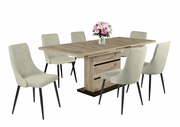 Alina szék Sydney asztallal - 6 személyes étkezőgarnitúra