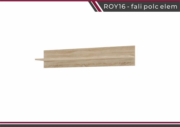 Royal nappali bútorcsalád sonoma 16 -os fali polc elem