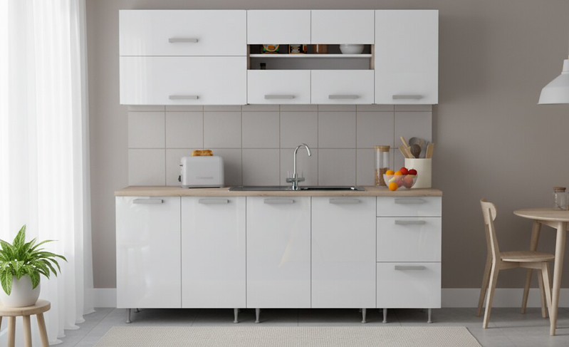 Dorina  konyhabútor felnyílós felső elemmel  -  200/60 cm 