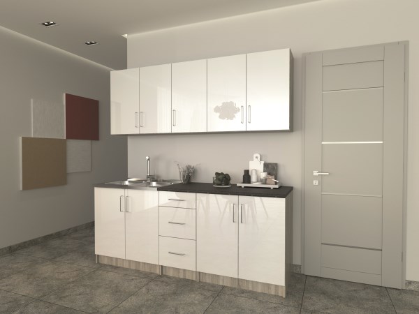 Kata konyhabútor SZD  200/72  cm - oldalra nyíló felső elemekkel