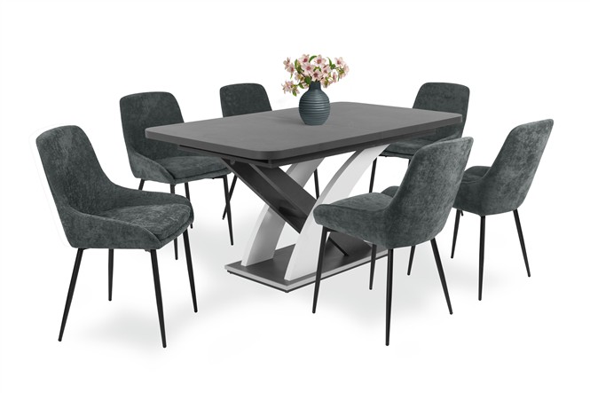 Maxim szék Elis asztallal - 6 személyes étkezőgarnitúra