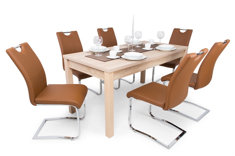 Mona szék Berta asztallal - 6 személyes étkezőgarnitúra