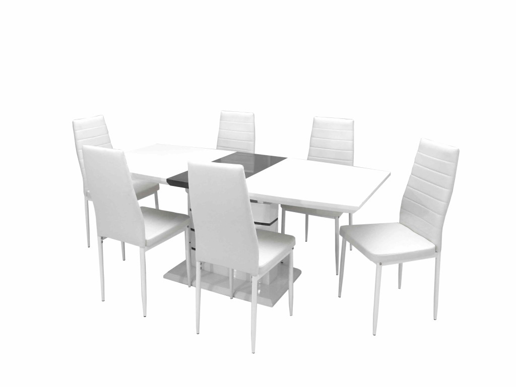 Aurél asztal Geri székkel -6 személyes étkezőgarnitúra