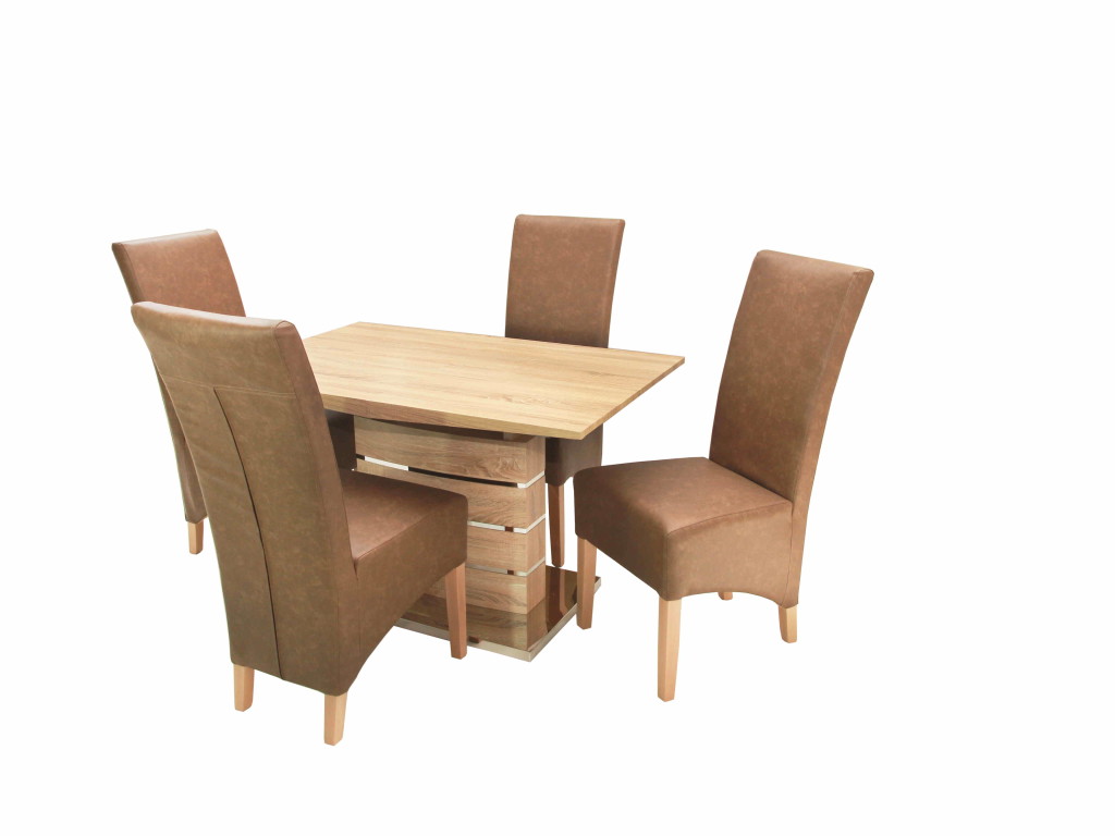 Pilat szék Claudia asztallal - 4 személyes étkezőgarnitúra