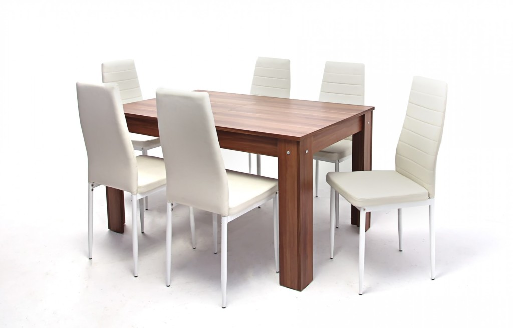 Kis Félix asztal Geri székkel - 6 személyes étkezőgarnitúra