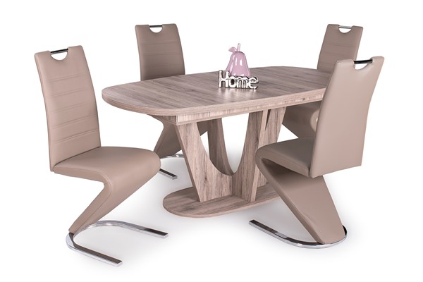 Max asztal Lord székkel - 4 személyes étkezőgarnitúra