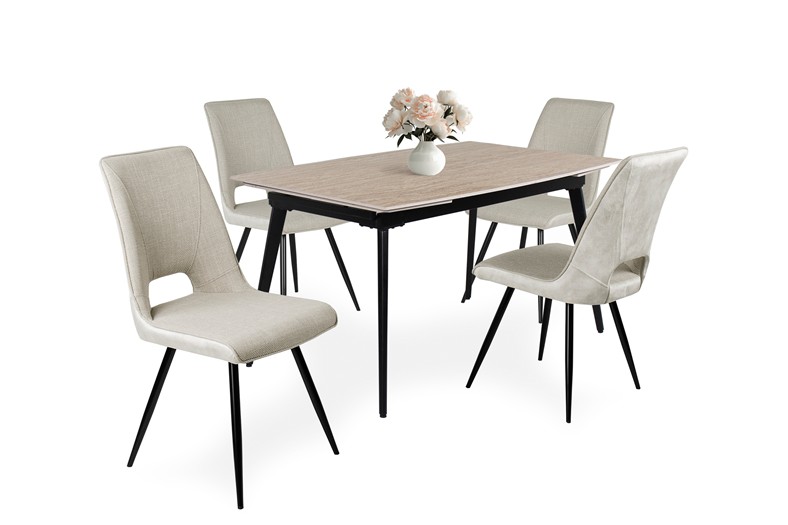 Melon szék Rebeka asztallal - 4 személyes étkezőgarnitúra