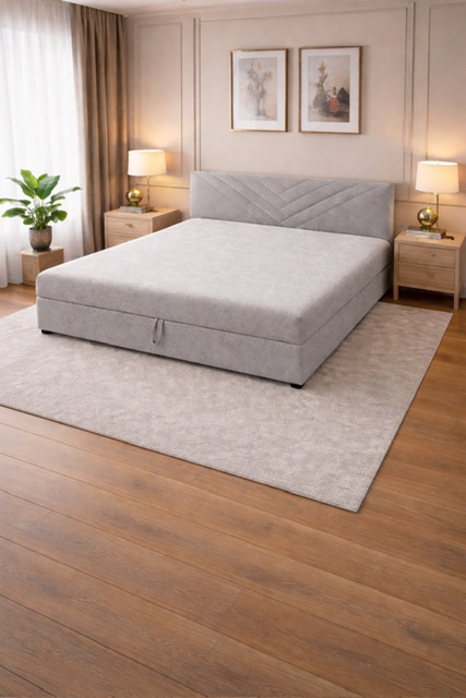 Manila franciaágy erősített rugóval 140x200 cm