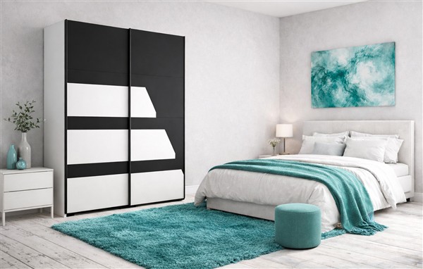 Kairo tolóajtós gardróbszekrény 134 cm