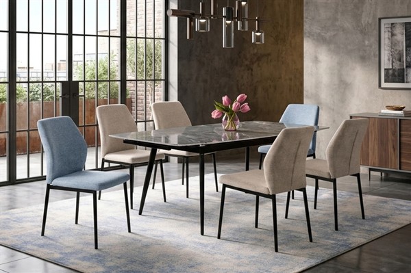 Lia szék Rebeka asztallal -  6 személyes étkezőgarnitúra