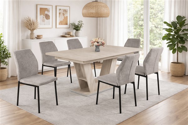 Lia szék Prága asztallal -  6 személyes étkezőgarnitúra