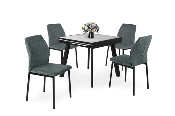 Lia szék Diaz asztallal -  4 személyes étkezőgarnitúra