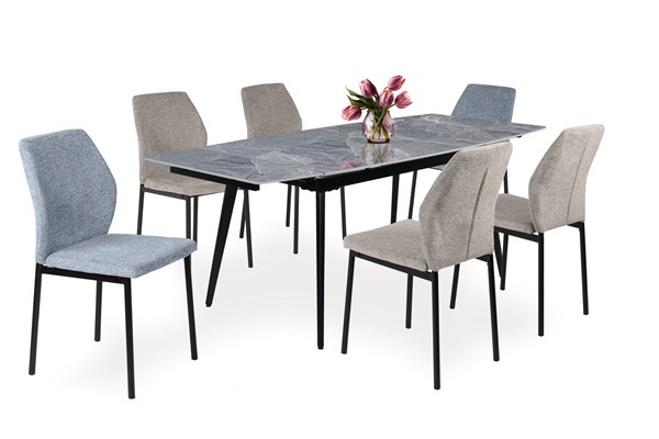 Lia szék Rebeka asztallal -  6 személyes étkezőgarnitúra