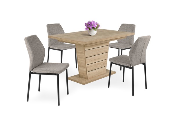 Lia szék Fanni asztallal -  4 személyes étkezőgarnitúra