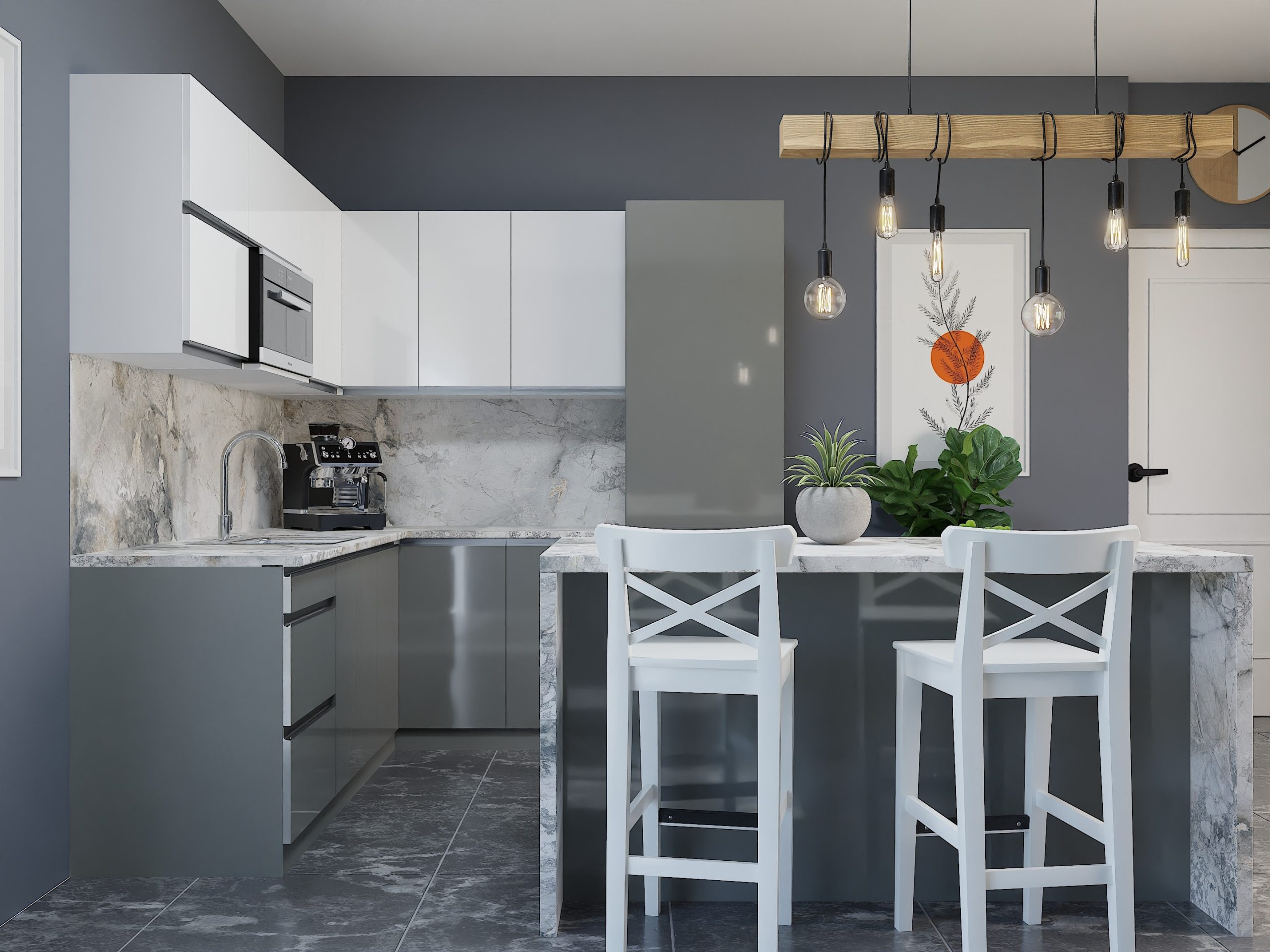 Artiánó elemes konyhabútor 220x200/72 cm 