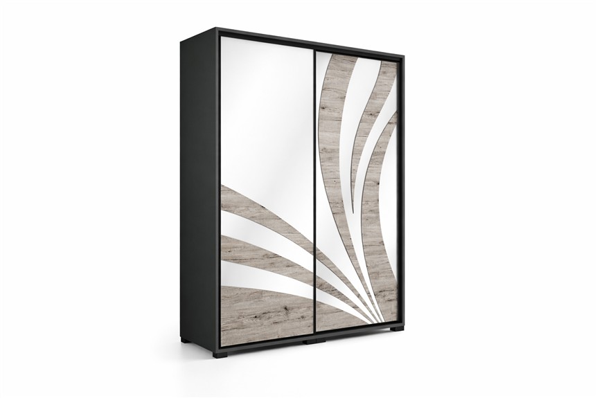 Baku tolóajtós gardróbszekrény 120 cm