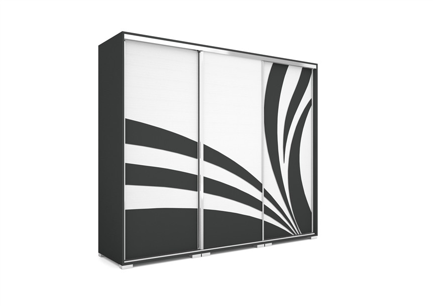 Baku tolóajtós gardróbszekrény 239 cm