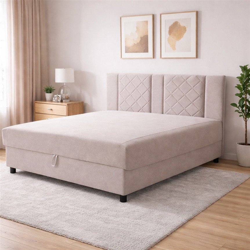 Manila II.franciaágy 10 cm szivacsos 160x200 cm