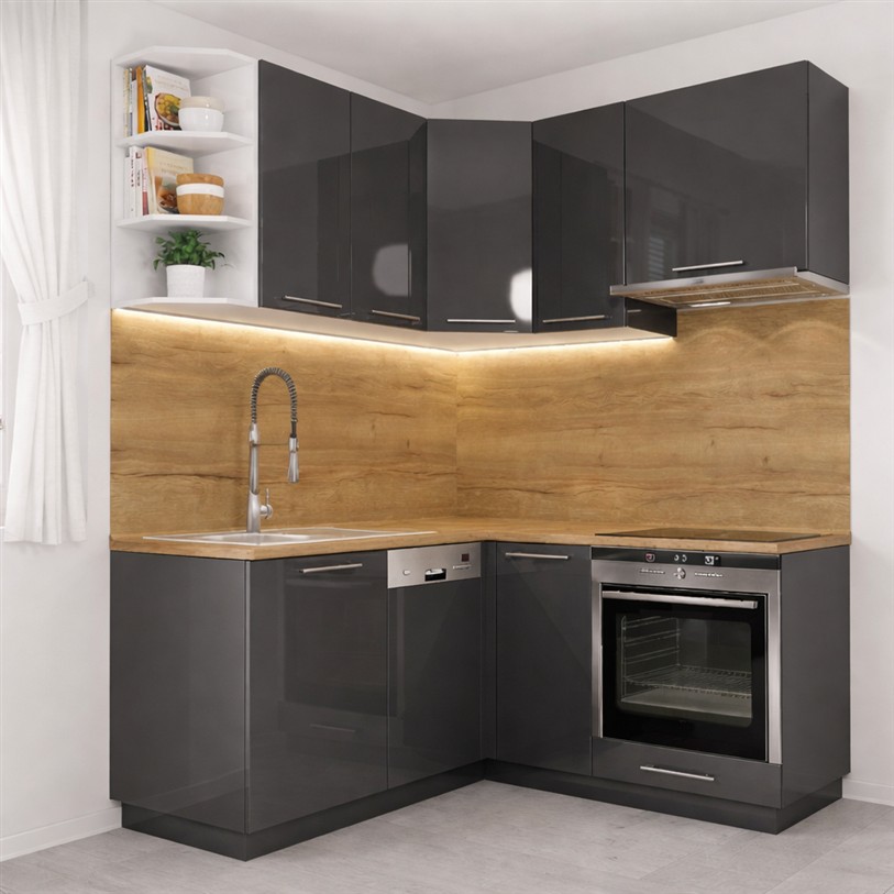 Luca elemes konyhabútor 165x160/60 cm