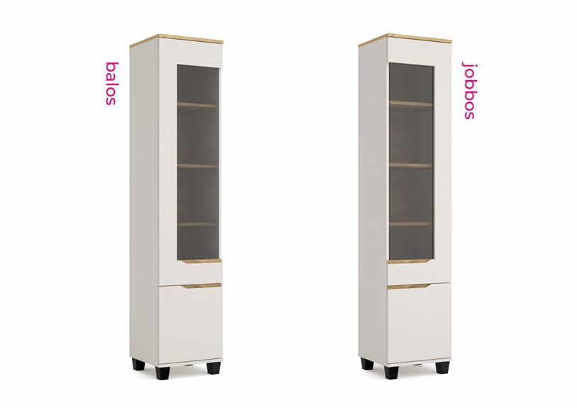 Toscana elemes bútorcsalád TS8 45 cm üveges tálaló elem