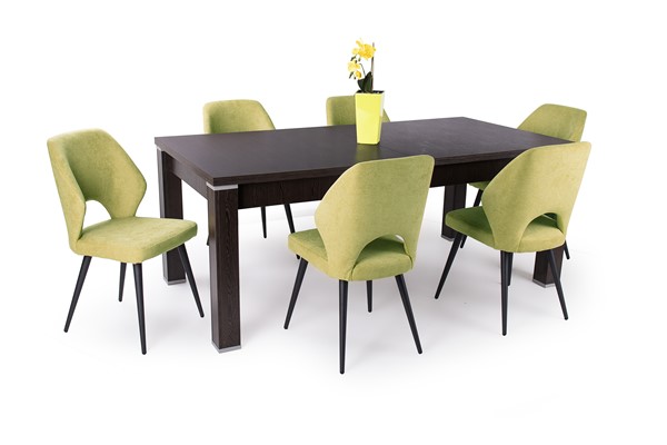 Tony asztal Aspen székkel - 6 személyes étkezőgarnitúra