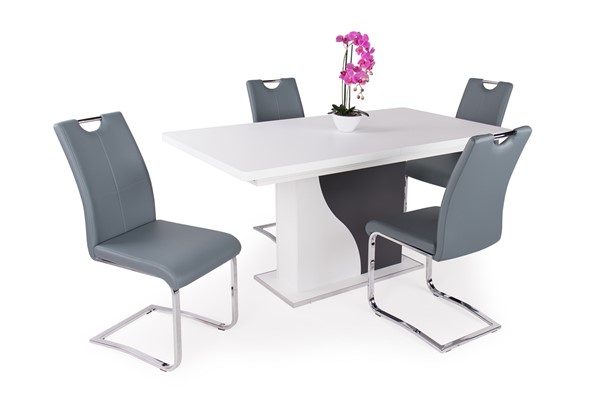 Aliz asztal Mona székkel - 4 személyes étkezőgarnitúra