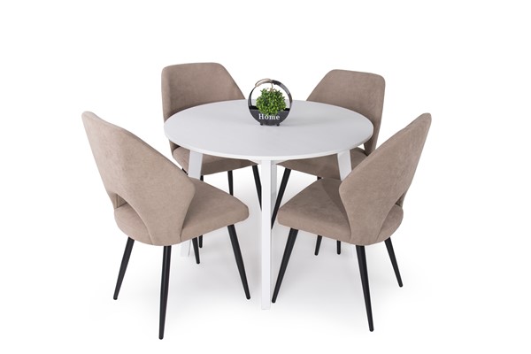 Anita asztal Aspen székkel - 4 személyes étkezőgarnitúra