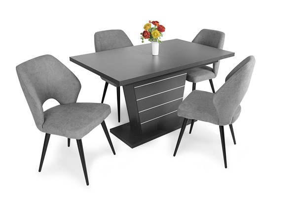Fanni asztal Aspen székkel - 4 személyes étkezőgarnitúra